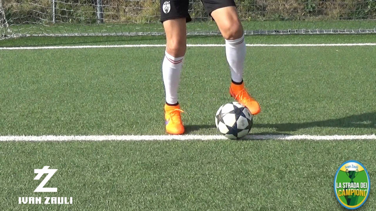 BALL MASTERY: Tip tap, outside pull push, hop, inside touch